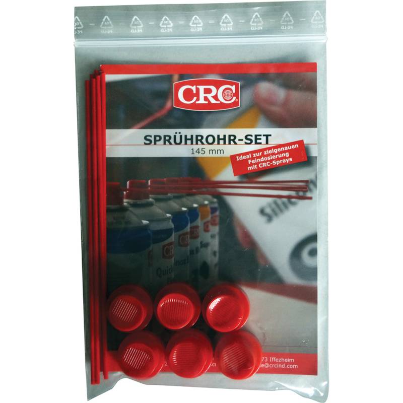 CRC Sprührohr-Set für CRC Spraydosen, 100 mm, rot-0