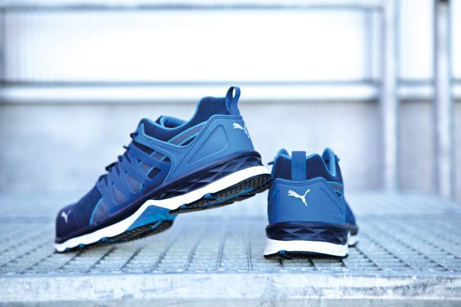 Puma VELOCITY 2.0 BLUE LOW sportlicher Sicherheitsschuh S1P blau Gr. 46-5