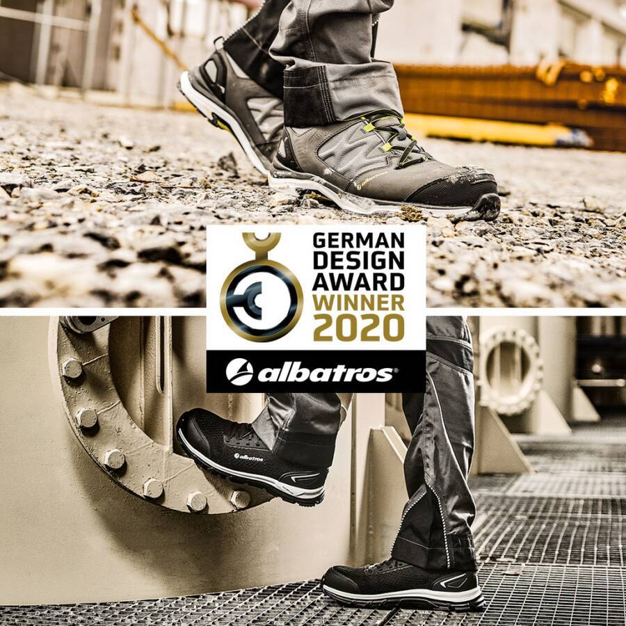 albatros ULTRATRAIL GREY LOW robuster Sicherheitsschuh S3 grau/kombiniert Gr. 45-5