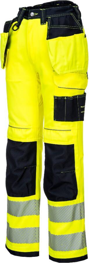 Warnschutz-Funktionshose T501 Klasse 2 T501YBS40 Größe 28 Farbe warngelb / schwarz-0