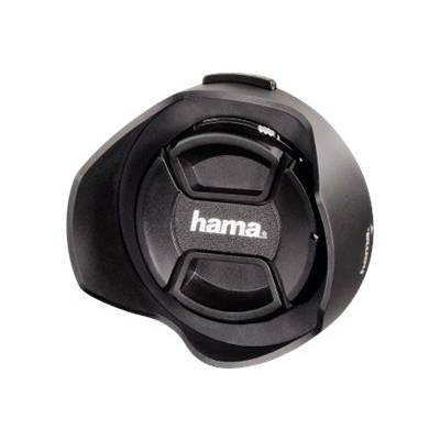 Hama 00093672 Gegenlichtblende mit Objektivdeckel