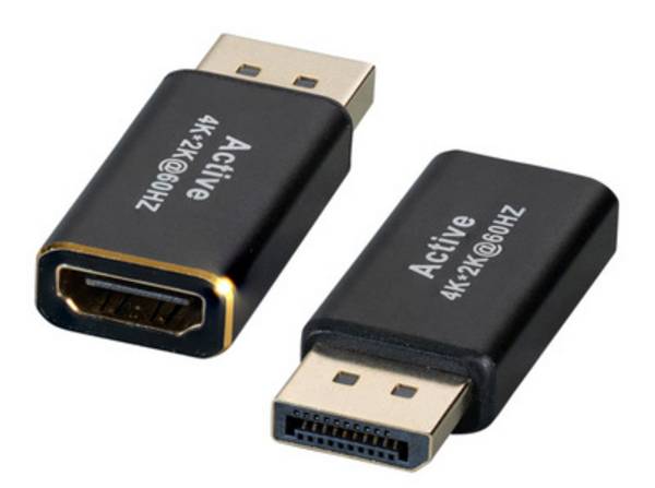 EFB Elektronik DisplayPort Adapter DP Stecker auf HDMI Typ A Buchse 4K 60HZ Digital/Display/Video
