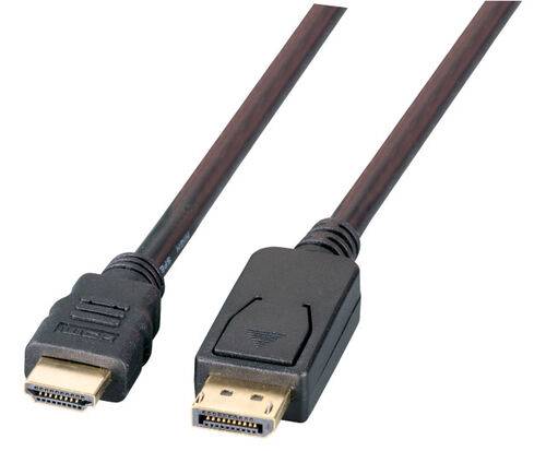 DisplayPort/HDMI Kabel Full HD,A-A, St-St, 2m, schwarz Multimedia Displayport-0