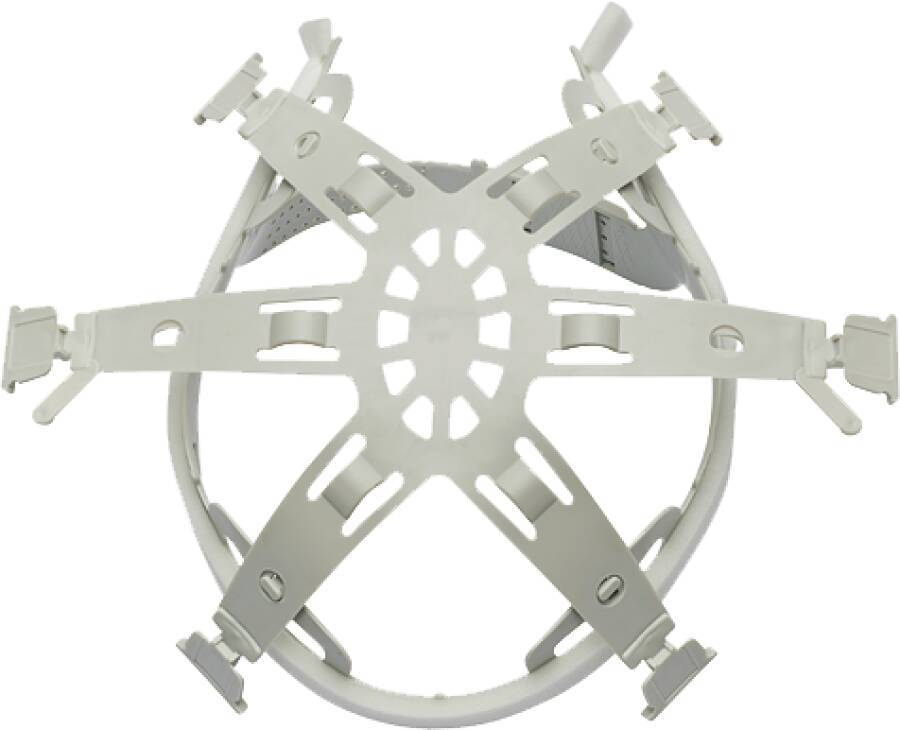 Schutzhelm INAP-Master 11551016 Farbe gelb (RAL 1016) Ausführung 6-Punkt-Kunststoff-Innenausstattung-4