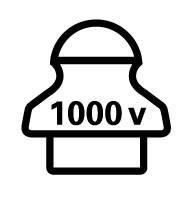VDE Gummi-Abdecktuch - Schutzausrüstung für Elektroarbeiten - Länge 130 mm - Breite 130 mm-4