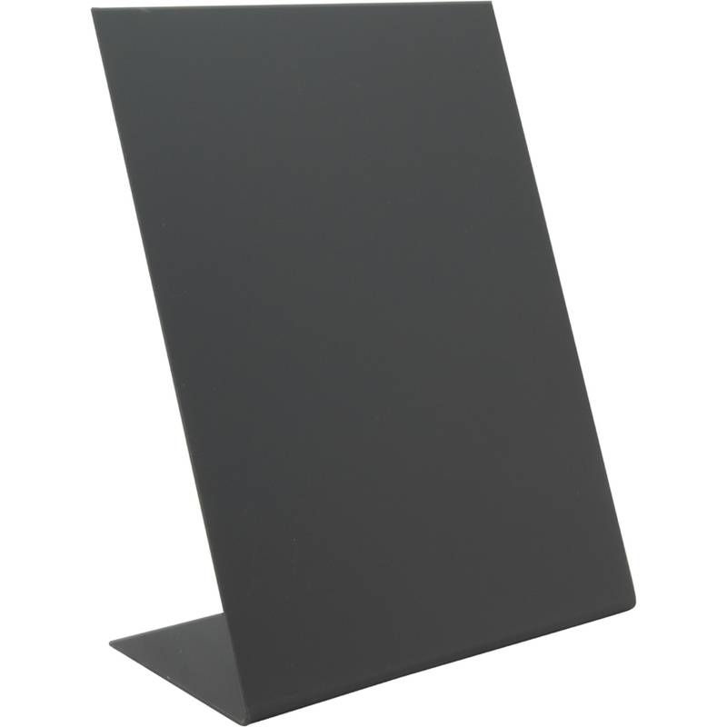 Securit Tischaufsteller L-SHAPE, DIN A5, schwarz-0