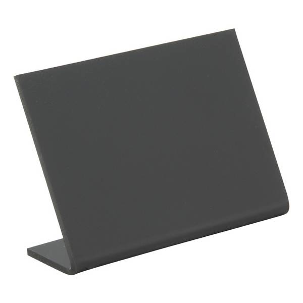 Securit Tischaufsteller L-SHAPE, DIN A8, schwarz