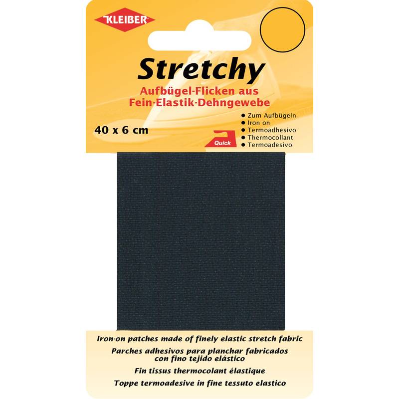 KLEIBER Stretchy-Bügel-Flicken, 400 x 60 mm, dunkelblau-0
