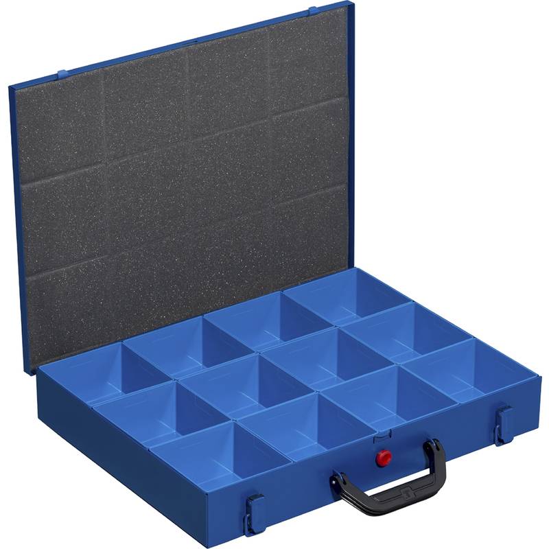allit Metall-Kleinteilekoffer EuroPlus Pro M 44H-12, blau-0