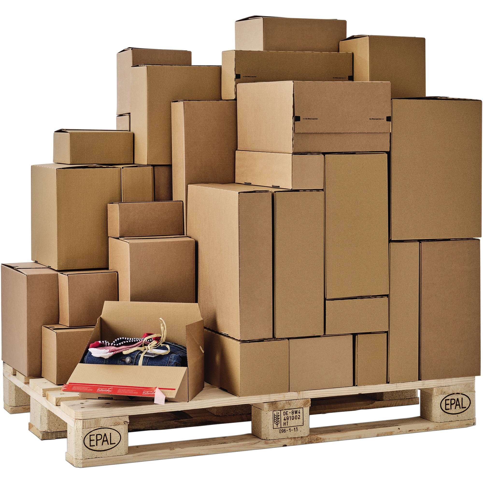 ColomPac Versandkarton Eurobox CP154.202020 194x194x187mm braun-0