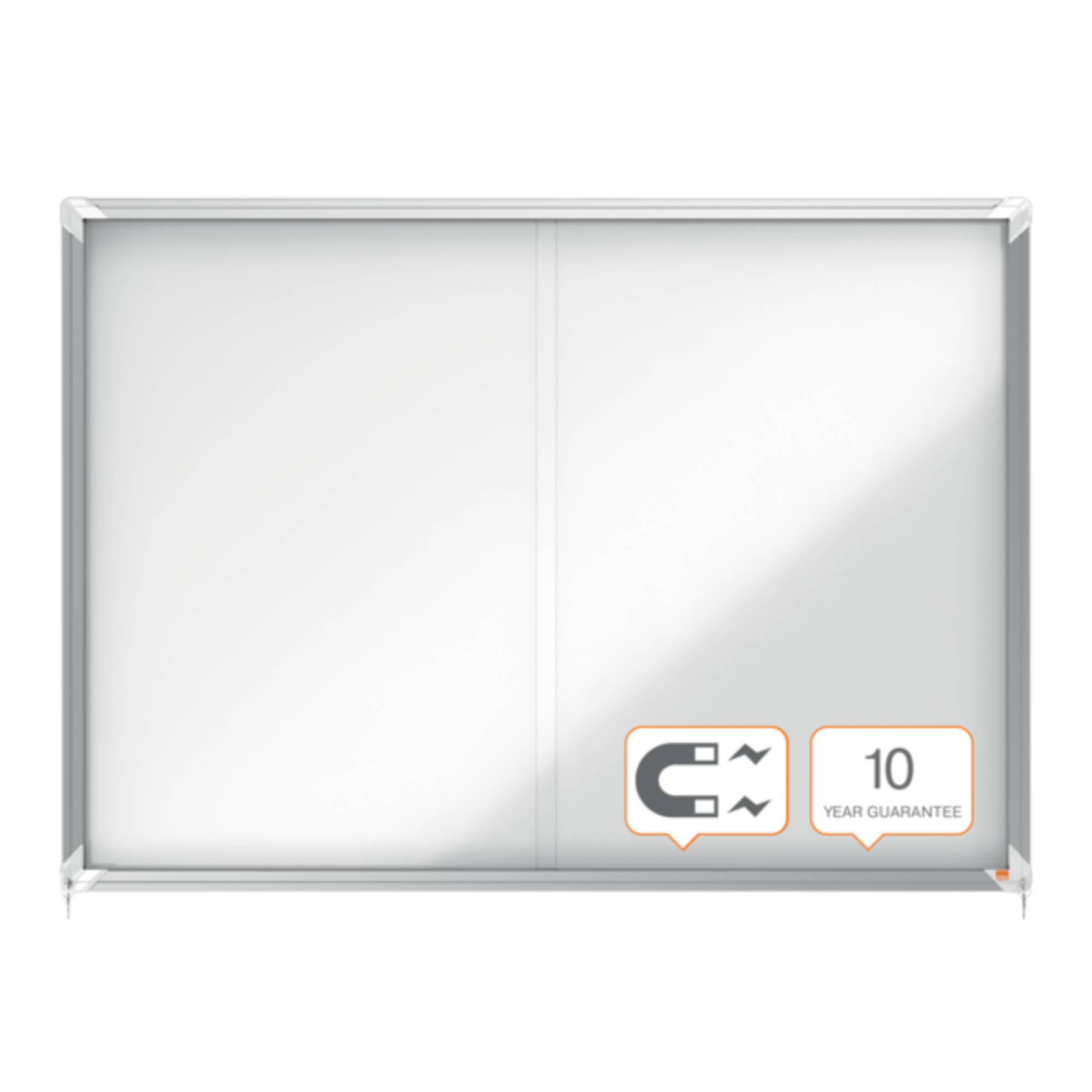 Schaukasten 135,2x96,7x6,3cm 18xDIN A4 silber-0
