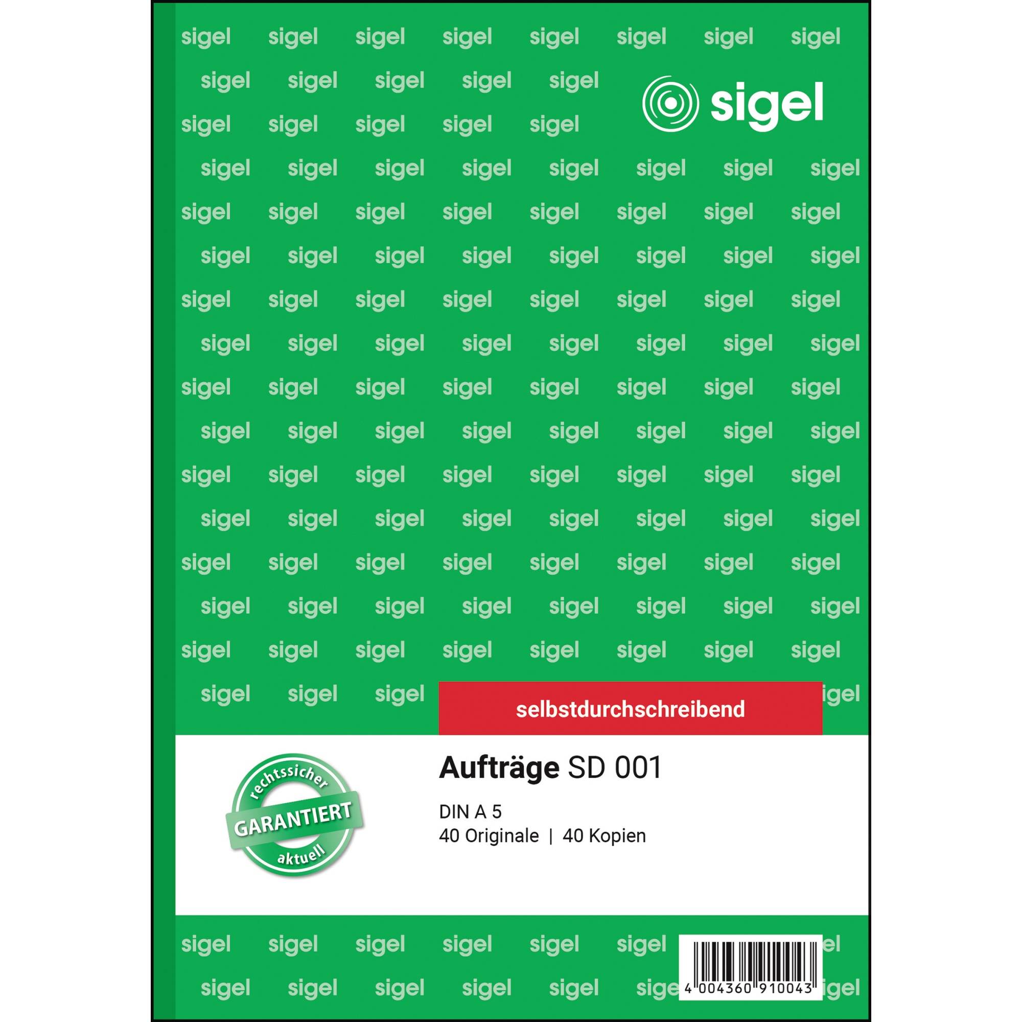 Auftragsformular A5 sd 2x40Bl-0