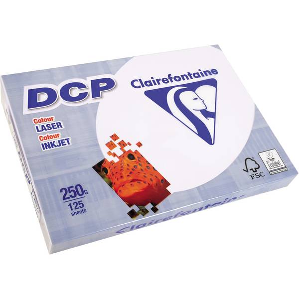 Farblaserpapier DCP DIN A4 250g ws 125 Bl./Pack.