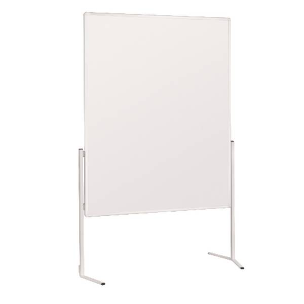 Moderationswand 120x150cm weiß inkl. Rollen