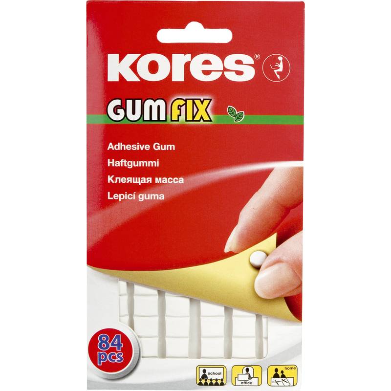 Kores Haftgummi "GUMFIX", vorgestanzte Klebepads-0