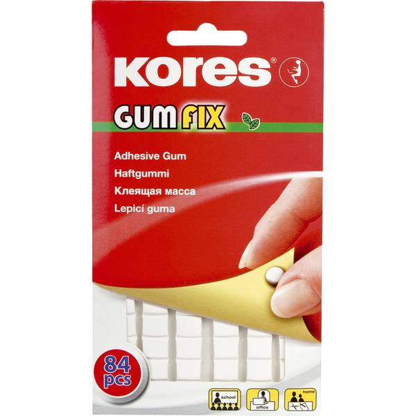 Kores Haftgummi "GUMFIX", vorgestanzte Klebepads