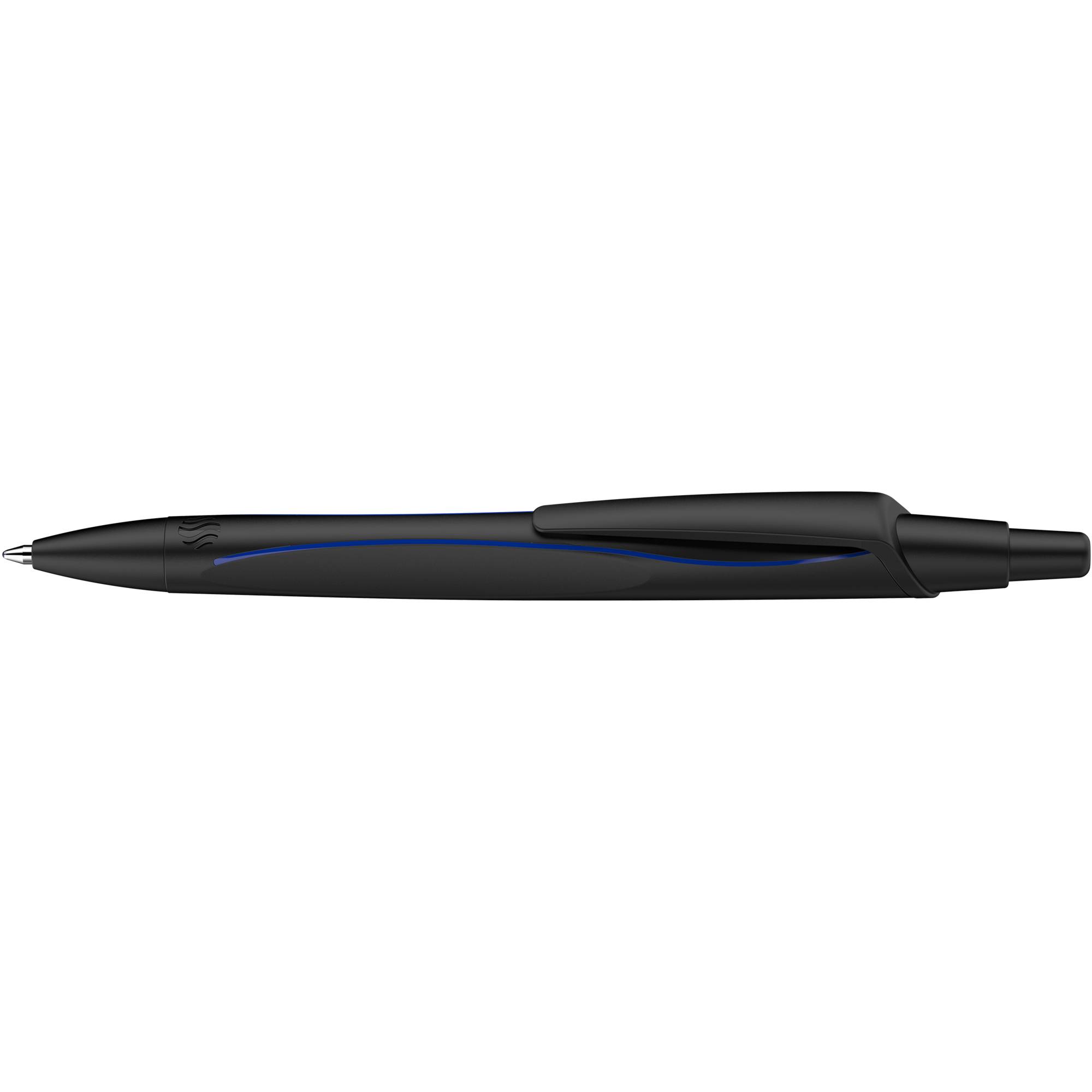 Kugelschreiber Reco Medium schwarz/Mine blau-0