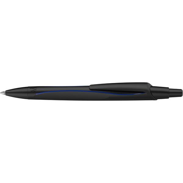 Kugelschreiber Reco Medium schwarz/Mine blau