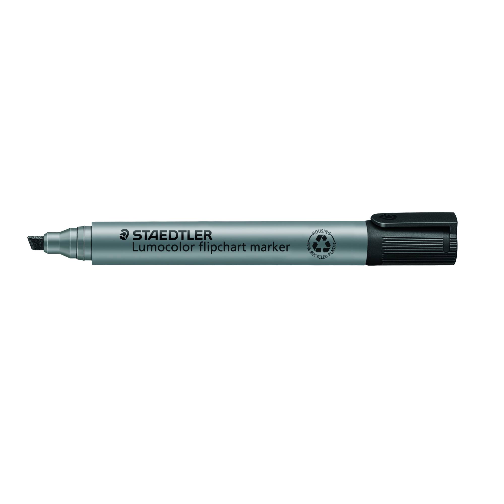 Flipchartmarker Lumocolor 2-5mm Keilspitze schwarz-0