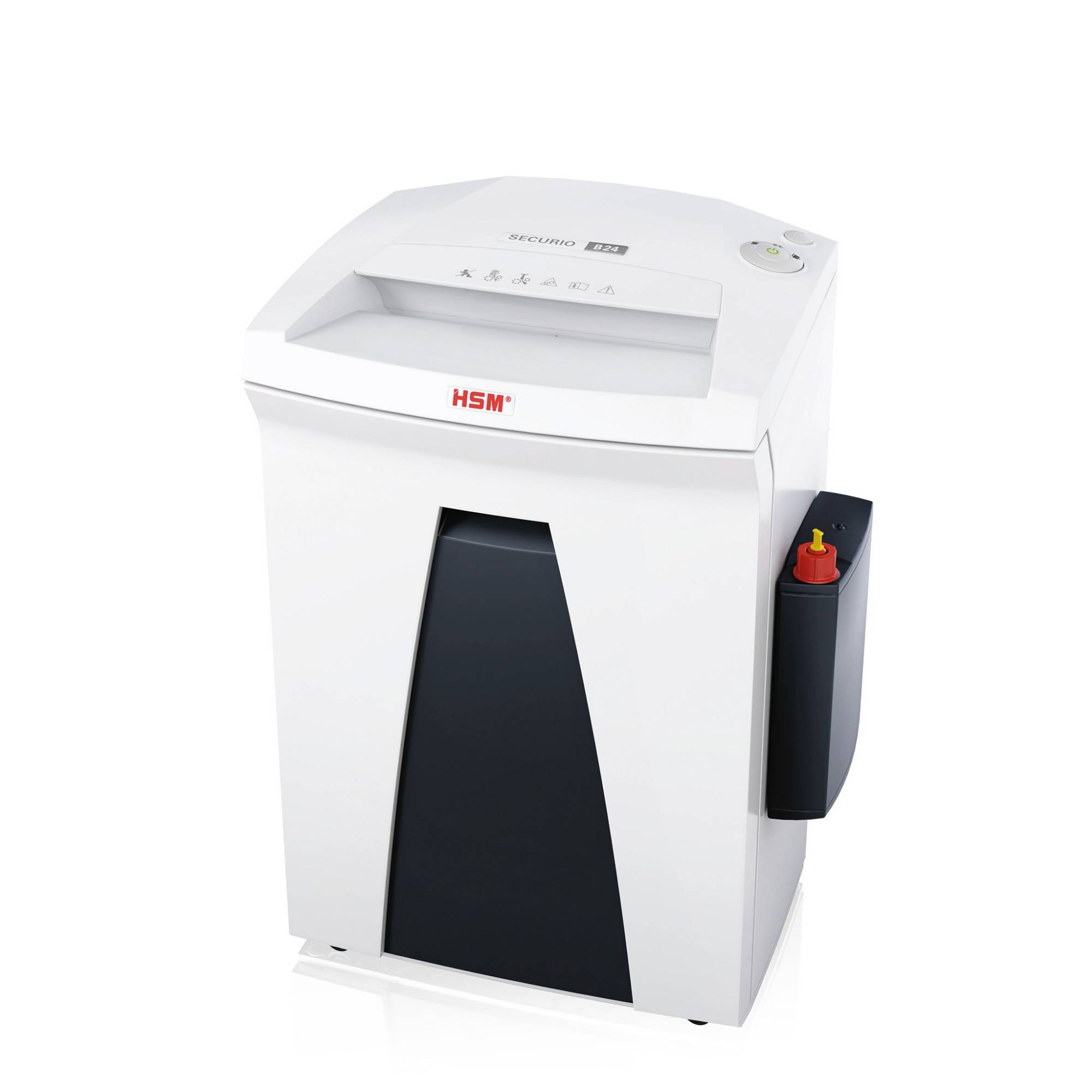 Aktenvernichter SECURIO B24 Auffangvolumen 34 l mit Öler Partikel 4 Blatt. HSM GmbH & Co.KG 17918649-0