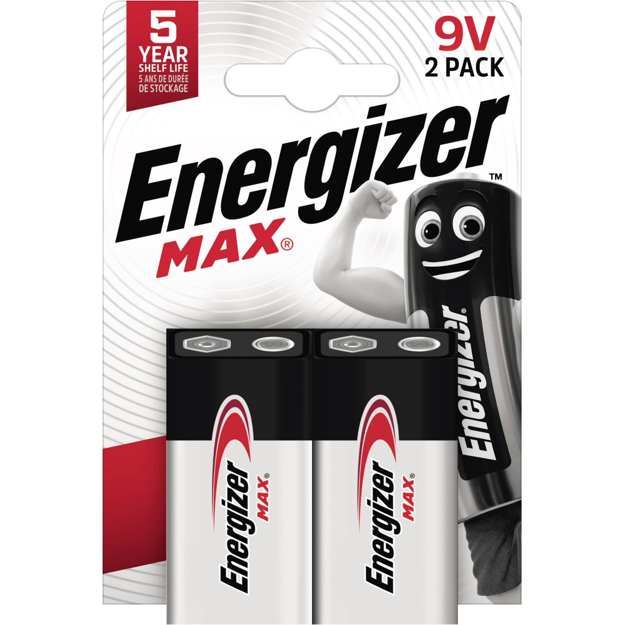 Batterie Max Alkaline 9V/E-Block/6LR61 2St-0