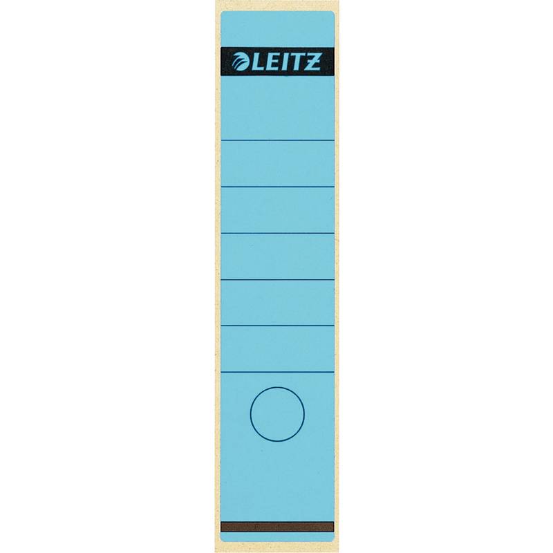 LEITZ Ordnerrücken-Etikett, 61 x 285 mm, lang, breit, blau