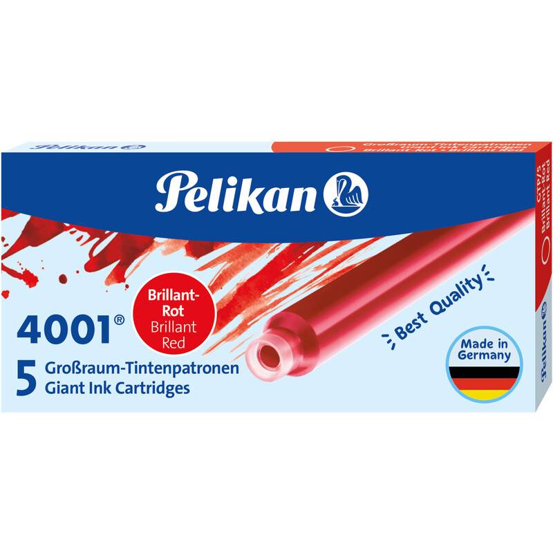Pelikan Großraum-Tintenpatronen 4001 GTP/5, rot-0
