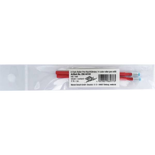 WEDO Mine rot 2er Pack, für Vierfarbstift radierbar