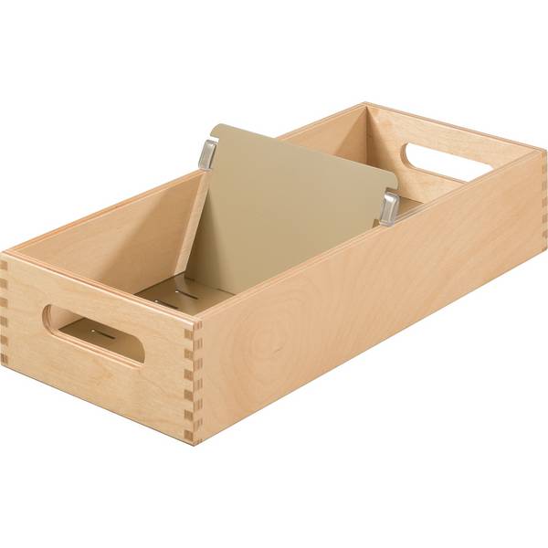 Karteitrog A6 quer Holz für 1000-1500 Karten