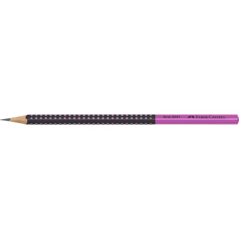 FABER-CASTELL Bleistift GRIP 2001 TWO TONE, pink (5661697)-0