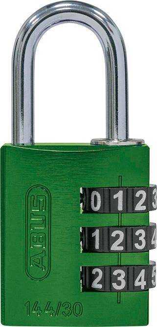 Zahlen-Hangschloss 144/30 grün Lock-Tag-0