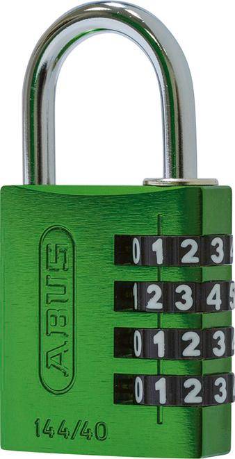 Zahlen-Hangschloss 144/40 grün Lock-Tag-0