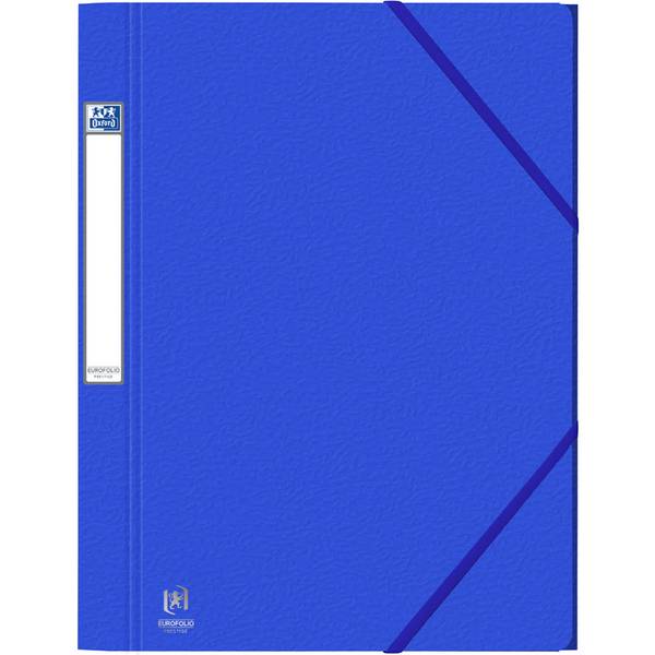 Eckspannermappe Eurofolio Prestige A4 Spezialkarton 600 g/qm blau