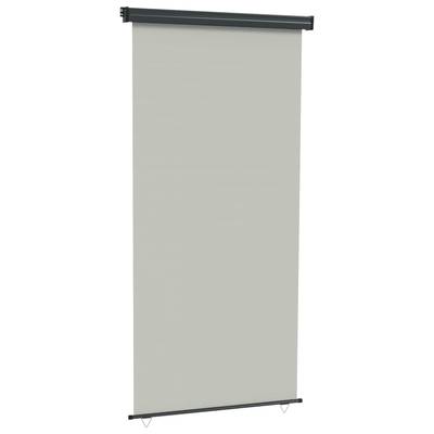 vidaXL Balkon-Seitenmarkise 117x250 cm Grau