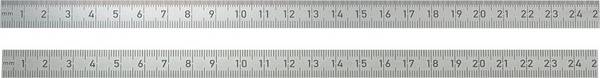 BMI biegsamer Stahlmaßstab 500mm 18x0,5mm  VA  DIN2968  plus6 963050030 Maßstab   0.5 m Edelstahl