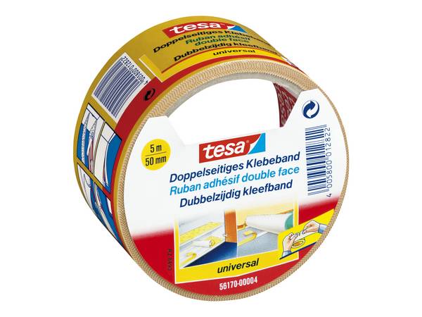 Tesa Doppelseitiges Klebeband - 50 mm x 5 m