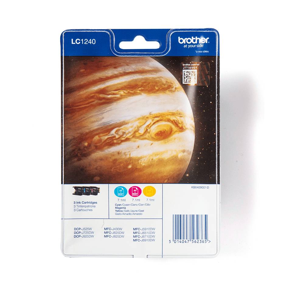 Brother LC1240 - 3er-Pack - Gelb, Cyan, Magenta-1