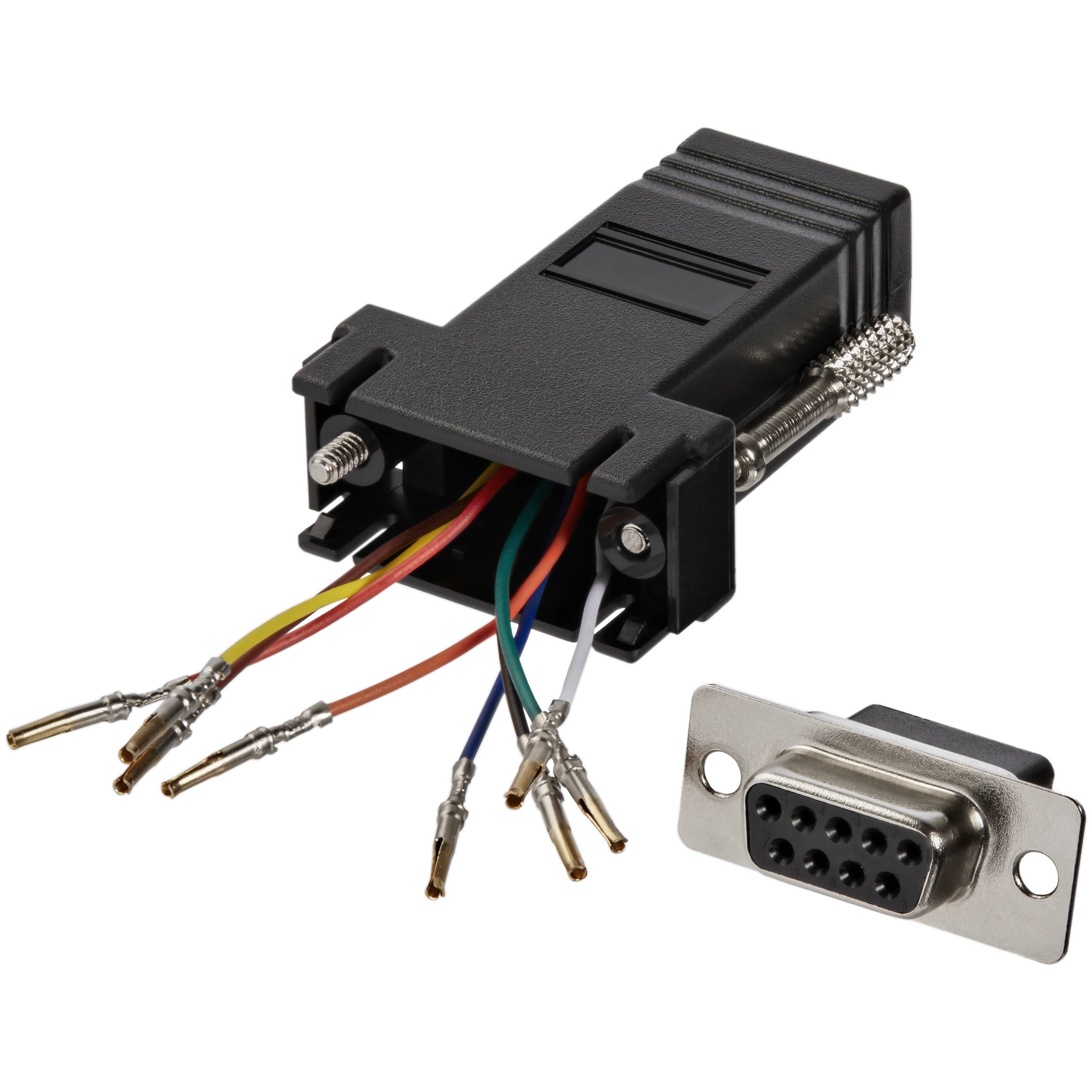 StarTech.com DB9 auf RJ45 Modular Adapter - Bu/Bu - Serieller Adapter - DB-9 (W)-0