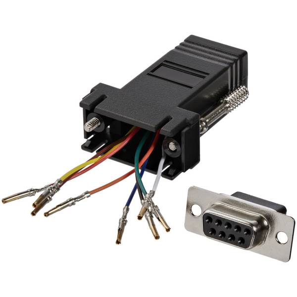 StarTech.com DB9 auf RJ45 Modular Adapter - Bu/Bu - Serieller Adapter - DB-9 (W)