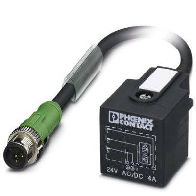 Phoenix Contact 1439641 Sensor-/Aktor-Steckverbinder, konfektioniert M12 Stecker, gerade, Stecker, gewinkelt 5.00 m Polz