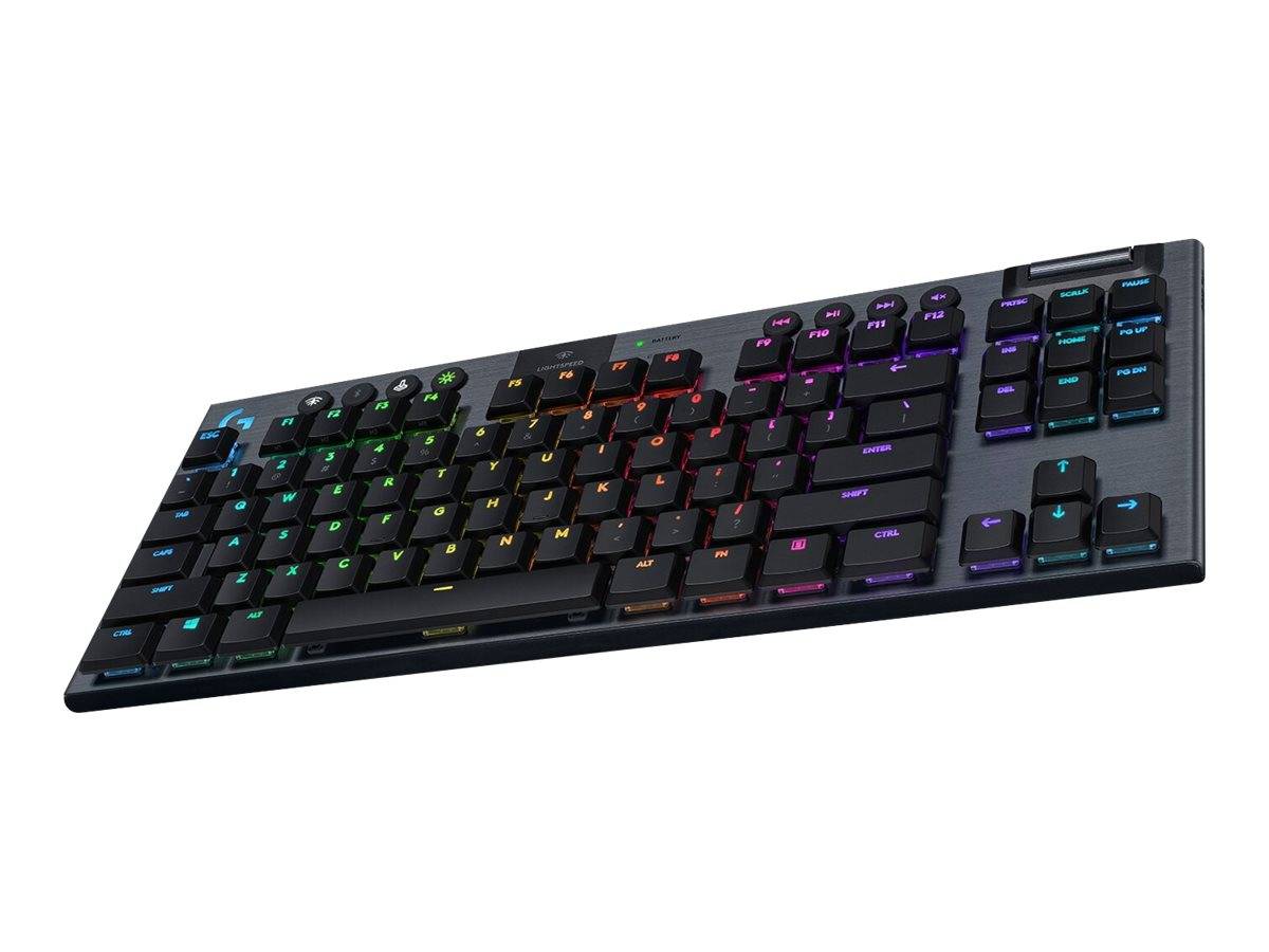 Logitech Gaming G915 TACTILE Kabellos Gaming-Tastatur US-Englisch, QWERTY Schwarz-0
