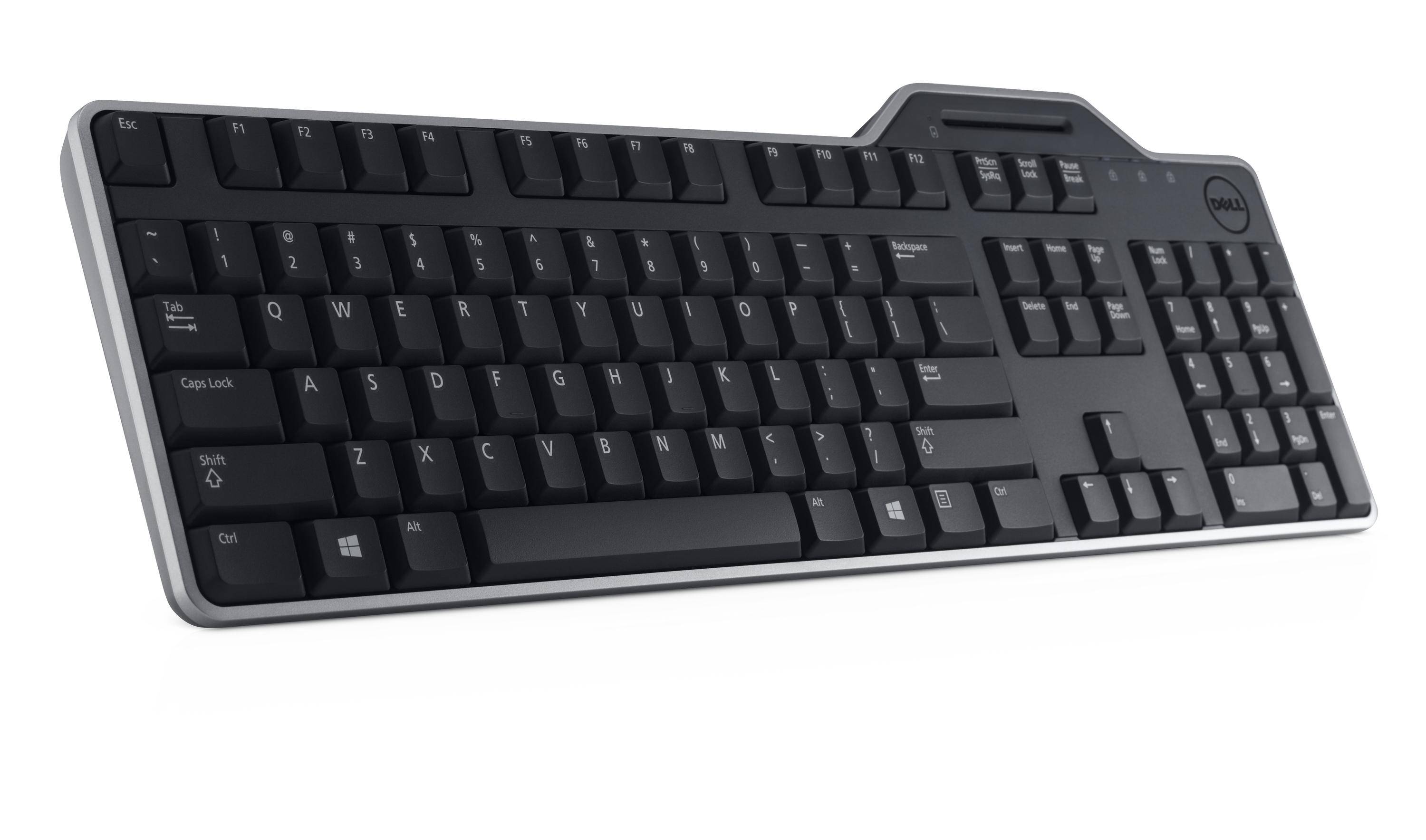 Dell KB813 Tastatur USB QWERTY Englisch Schwarz Smartcard USA/Europa-0