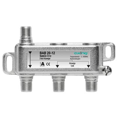 BAB 20-12 - Kabelsplitter - 5 - 1006 MHz - Grau - A - 12 dB - F