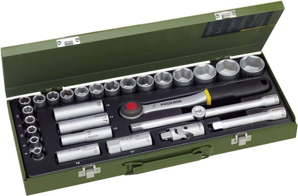 Proxxon Industrial Steckschlüsselsatz metrisch 1/2" (12.5 mm) 29teilig 23000