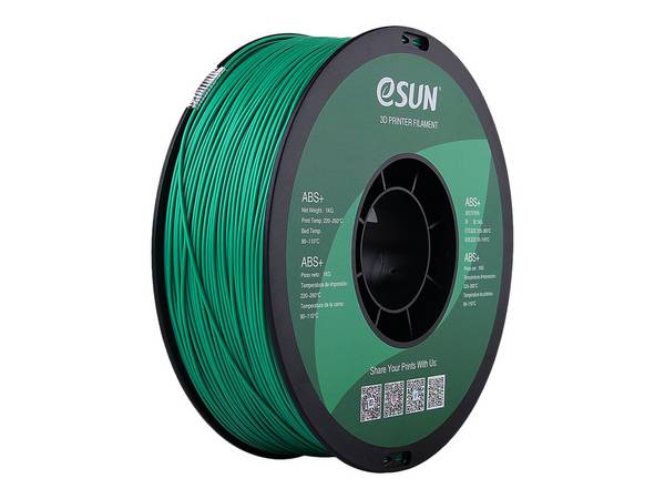 Esun Grün - 1 kg - vakuumverpackter Beutel - ABS+ Filament (3D)