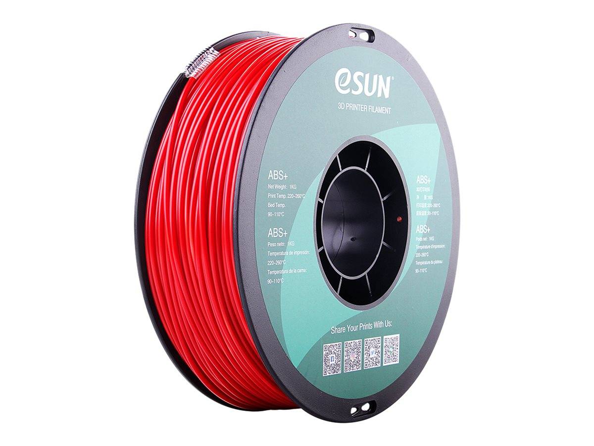 Esun Fire Engine Red - 1 kg - vakuumversiegelter Beutel - ABS+ filament (3D) - A-0