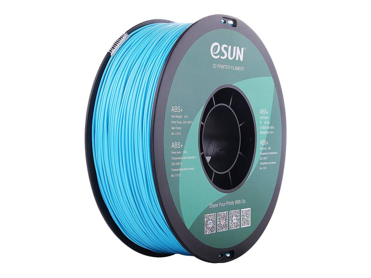 Esun Hellblau - 1 kg - vakuumverpackter Beutel - ABS+ Filament (3D)-0