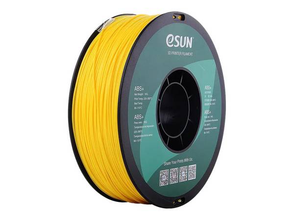Esun Gelb - 1 kg - vakuumverpackter Beutel - ABS+ Filament (3D)