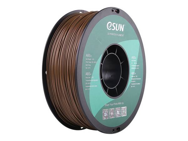 Esun Braun - 1 kg - vakuumversiegelter Beutel - ABS+ filament (3D) - ABS+ filame
