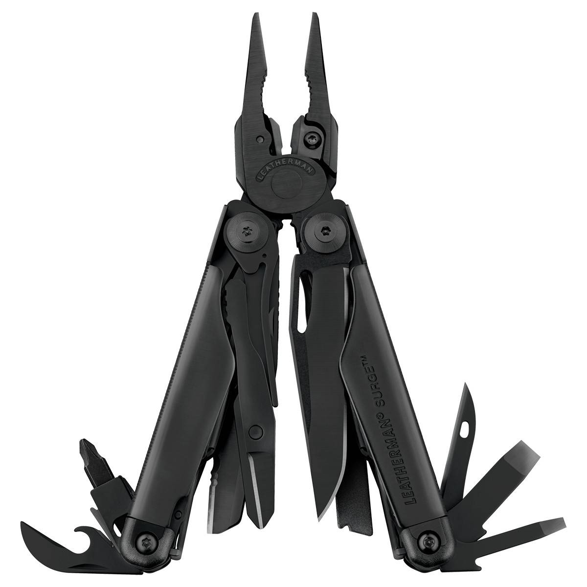 Leatherman SURGE, Edelstahl, Schwarz, 115 mm, 335 g, 7,9 cm-0